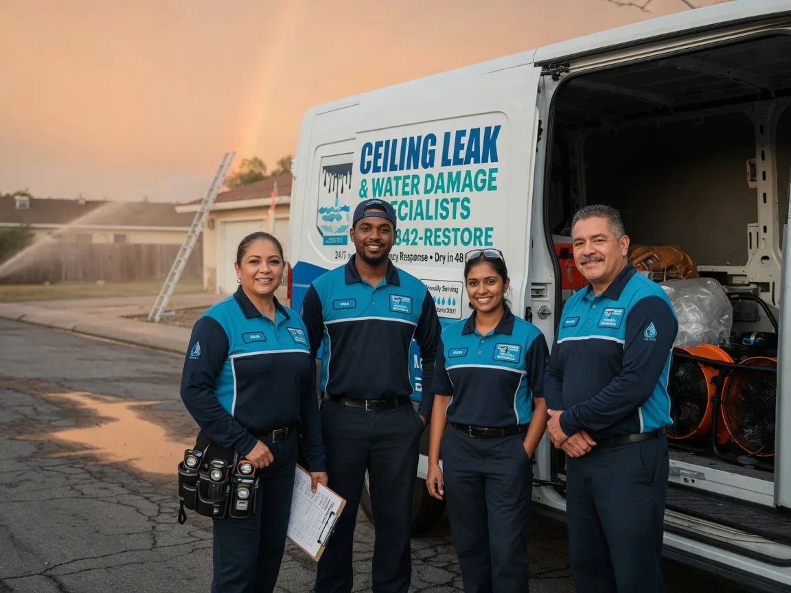 Ceiling Leak Cleanup company in Downs, IL