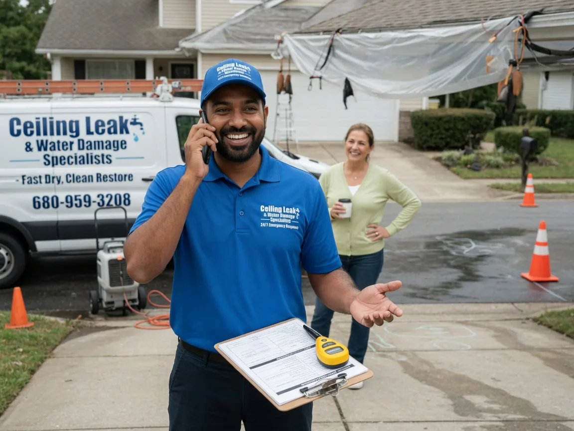 Ceiling Leak Cleanup Downs, IL FAQs